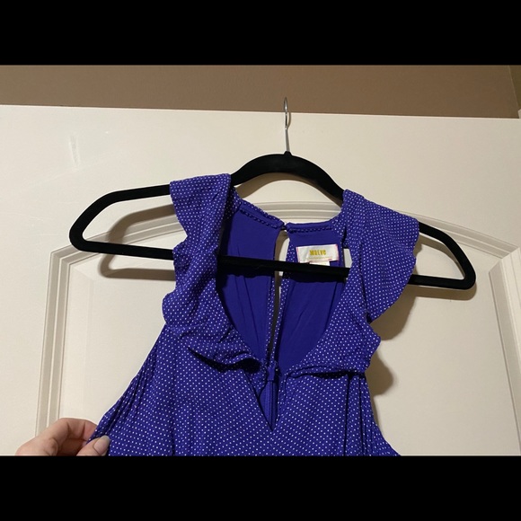Maeve by Anthropologie Justine Blue Jumpsuit 6 - Picture 5 of 15